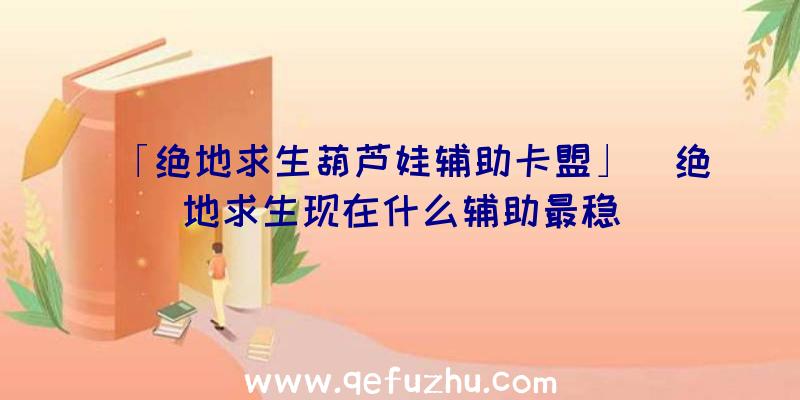 「绝地求生葫芦娃辅助卡盟」|绝地求生现在什么辅助最稳